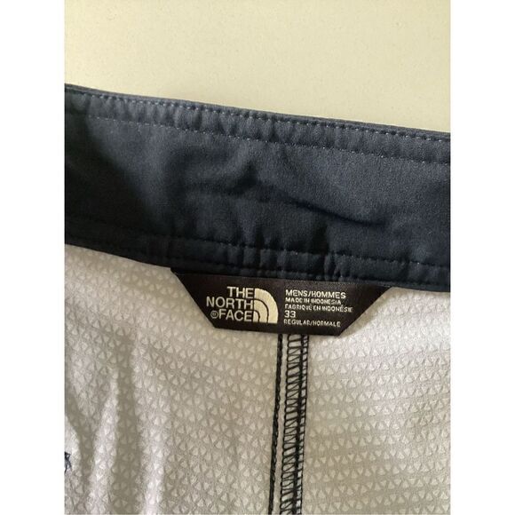The North Face Board Shorts Flash Dry Swim Trunks Sz 33  Abstract Navy - Picture 4 of 8